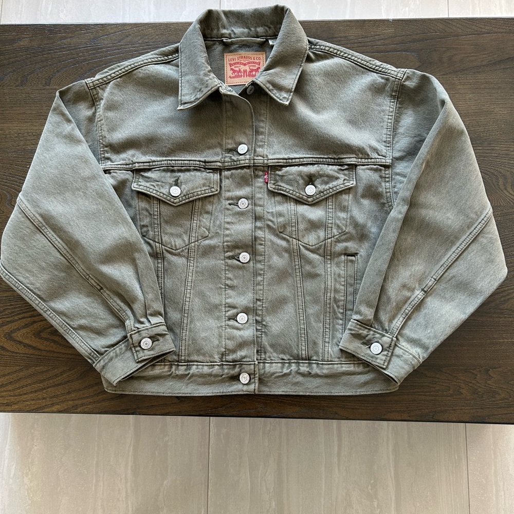 Levi's Olive Green Denim Jacket
